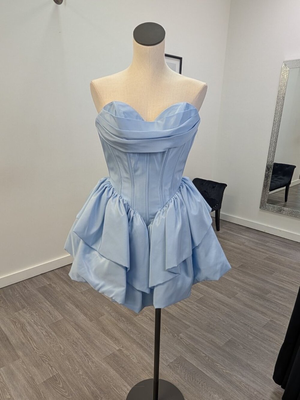 Jovani #45748 light blue cocktail dress size 2